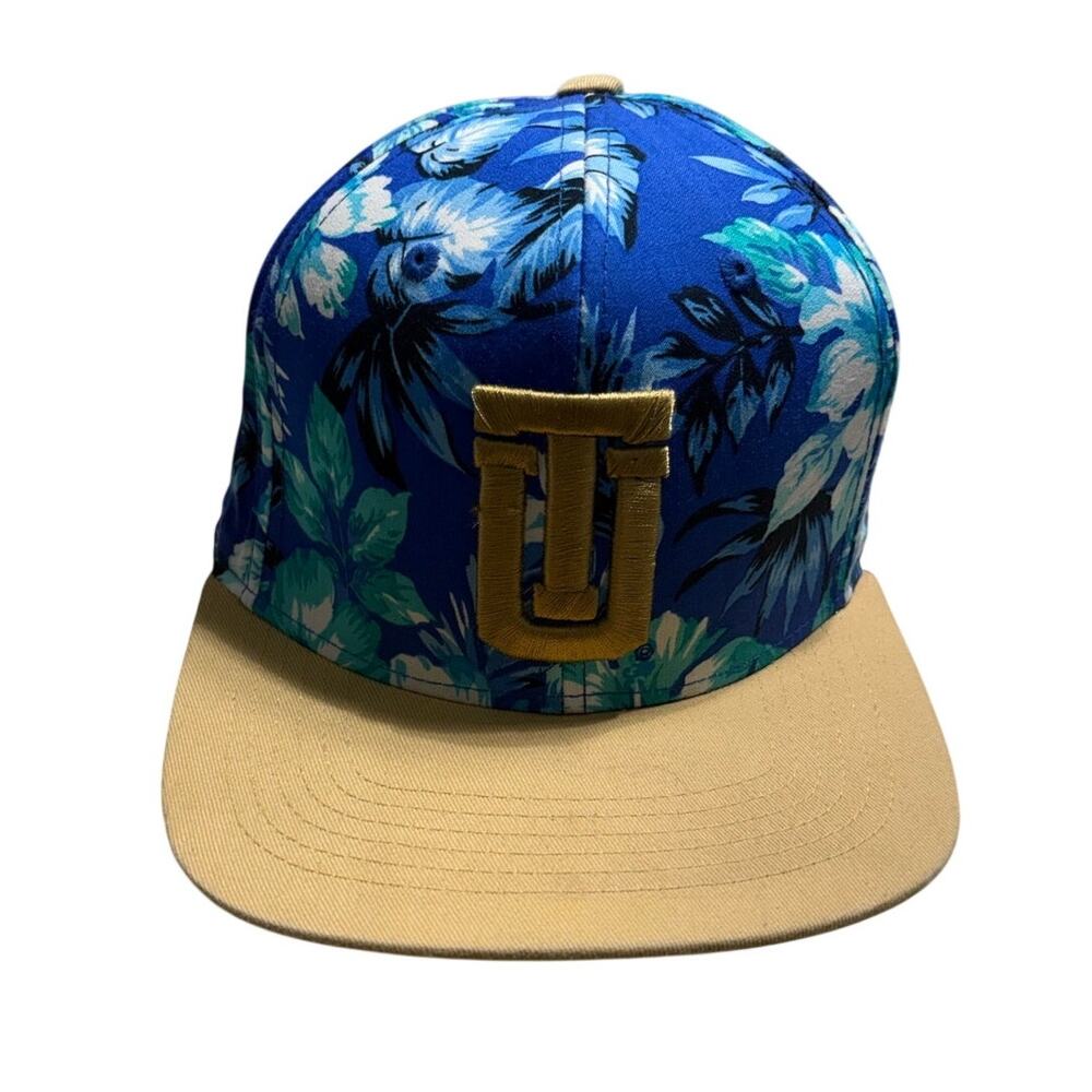 Tulsa University Flat Bill Baseball Cap Hat O/a Snap Back Adjustable Floral TU